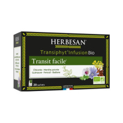 TRANSIPHYT TRANSIT FACILE INFUSION BIO 20 SACHETS HERBESAN