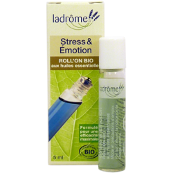 ROLL'ON BIO aux huiles essentielles STRESS ET EMOTIONS 5 ml LADROME