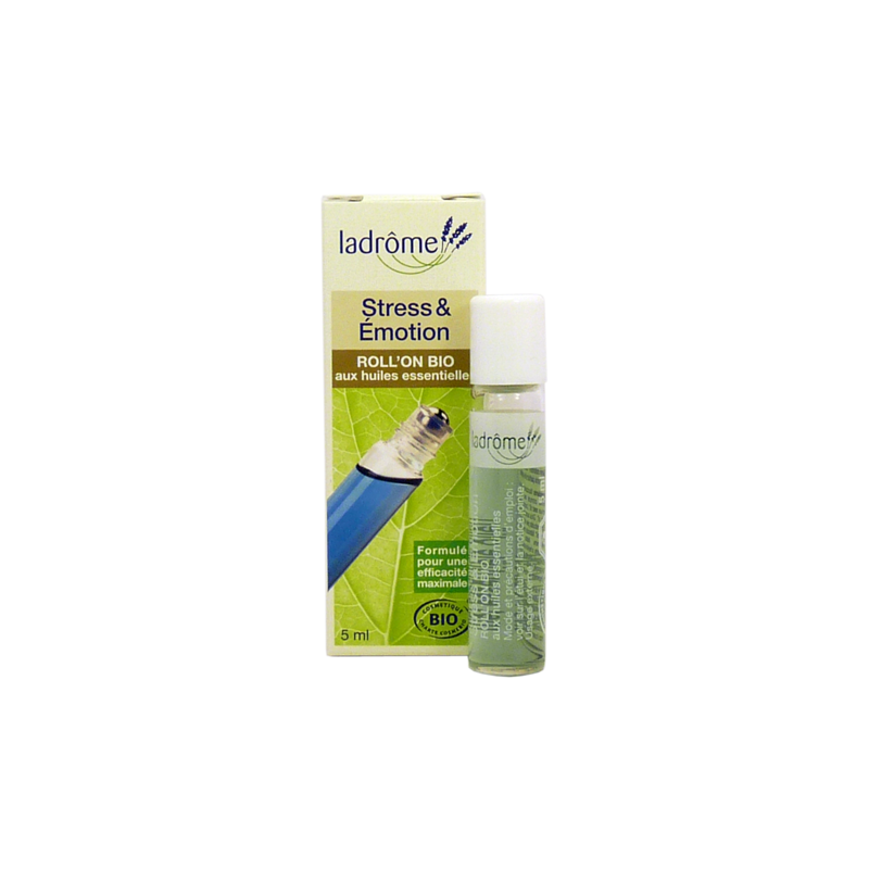 ROLL'ON BIO aux huiles essentielles STRESS ET EMOTIONS 5 ml LADROME