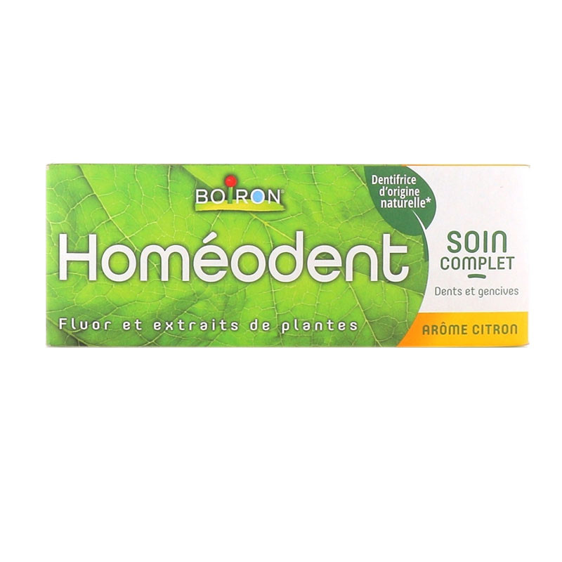 HOMEODENT SOIN COMPLET DENTS ET GENCIVES CITRON 75ML BOIRON