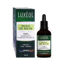 HUILE DE RICIN CHEVEUX PEAU ONGLES 50ML LUXEOL