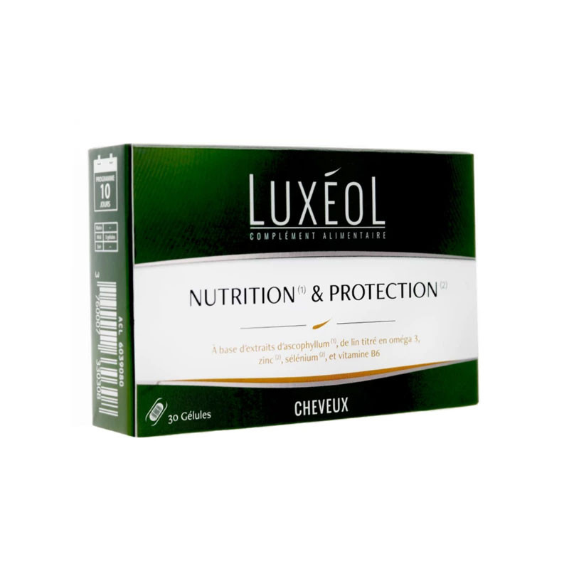 NUTRITION & PROTECTION CHEVEUX 30 GELULES LUXEOL