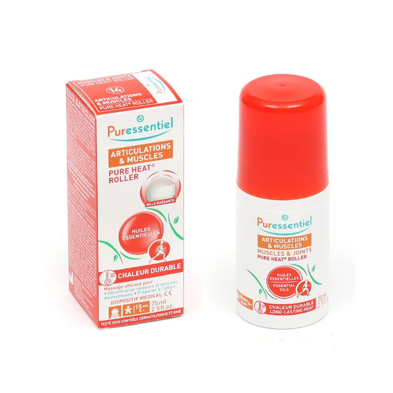 ROLLER ARTICULATIONS ET MUSCLES 75ML PURESSENTIEL ROLLER ARTICULATIONS ET MUSCLES 75ML PURESSENTIEL