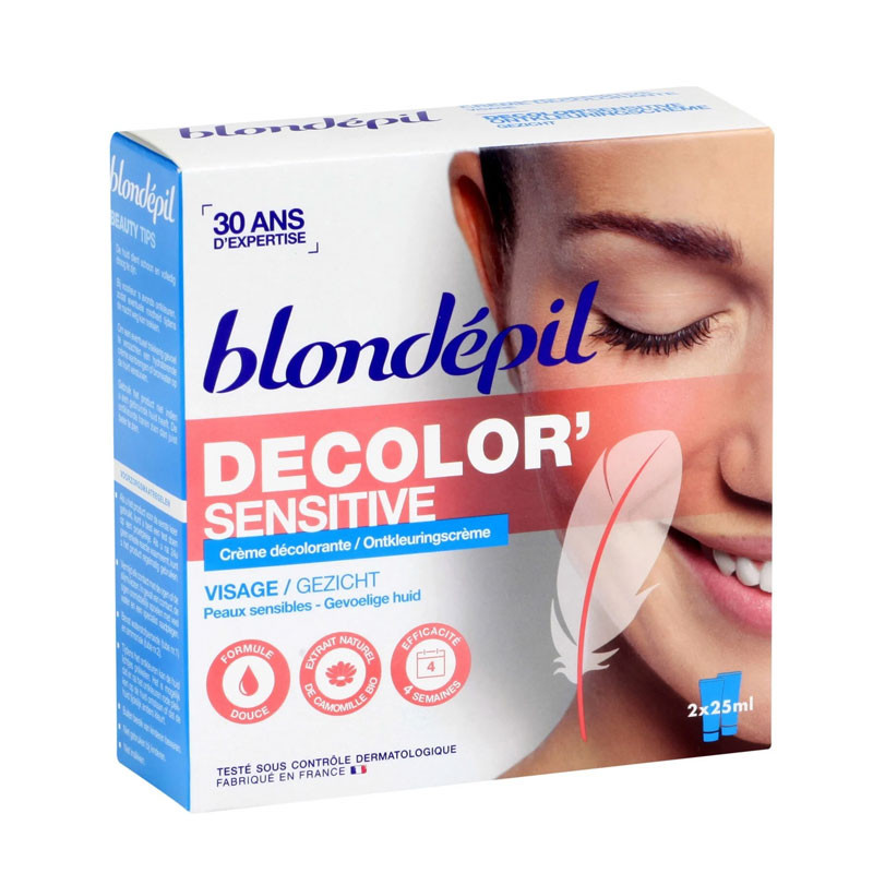 DECOLOR SENSITIVE VISAGE 2 X 25ML BLONDEPIL