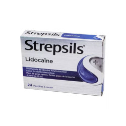 STREPSILS LIDOCAINE 24 PASTILLES