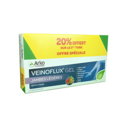 VEINOFLUX GEL JAMBES LEGERES EFFET FROID LOT DE 2 X 150ML  ARKOPHARMA