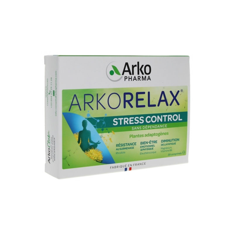 ARKORELAX STRESS CONTROL 30 COMPRIMES ARKOPHARMA
