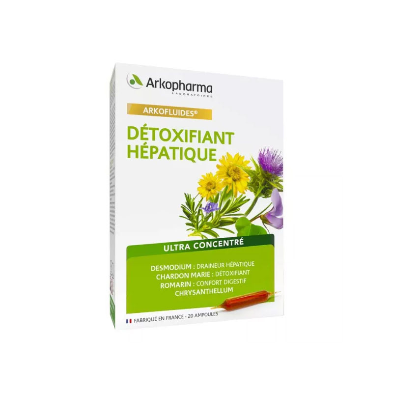 ARKOFLUIDES BIO DETOXIFIANT HEPATIQUE 20 JOURS ARKOPHARMA