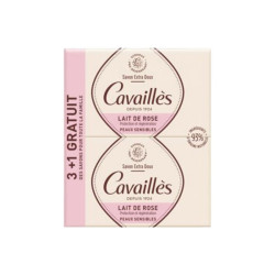 SAVON SURGRAS 250GR LAIT DE ROSE 3+1 OFFERT ROGE CAVAILLES