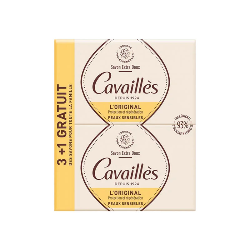 SAVON SURGRAS 250GR L'ORIGINAL 3+1 OFFERT ROGE CAVAILLES