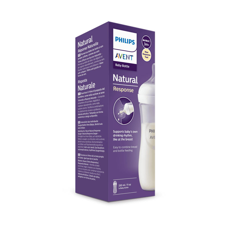 BIBERON NATURAL 3 mois et + 330ML AVENT