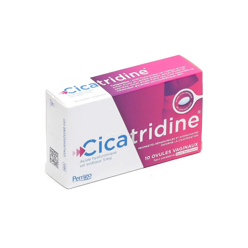 CICATRIDINE OVULES VAGINAUX X 10 PERRIGO