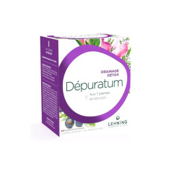 DEPURATUM DRAINAGE DETOX 60 GELULES LEHNING