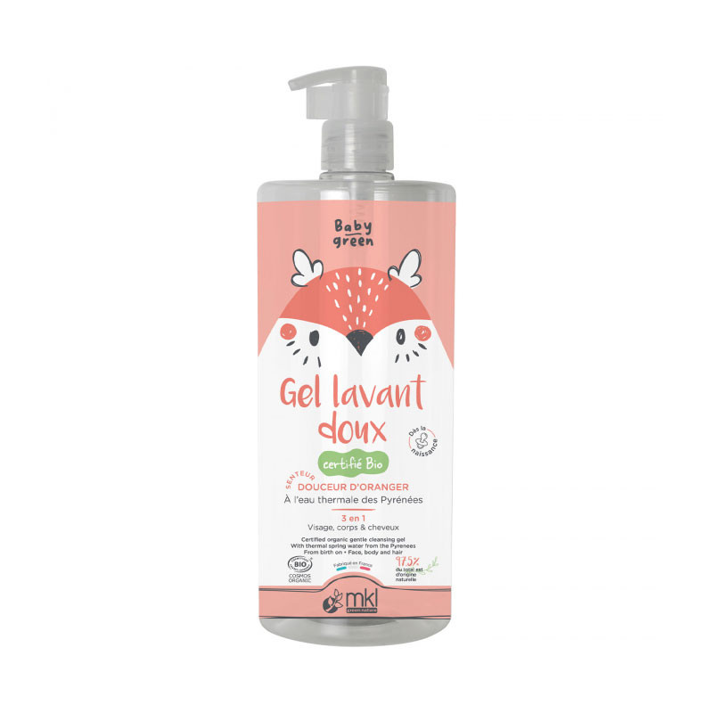 BABY GREEN GEL LAVANT DOUX BIO 1LITRE MKL GREEN NATURE BABY GREEN GEL LAVANT DOUX BIO 1LITRE MKL GREEN NATURE