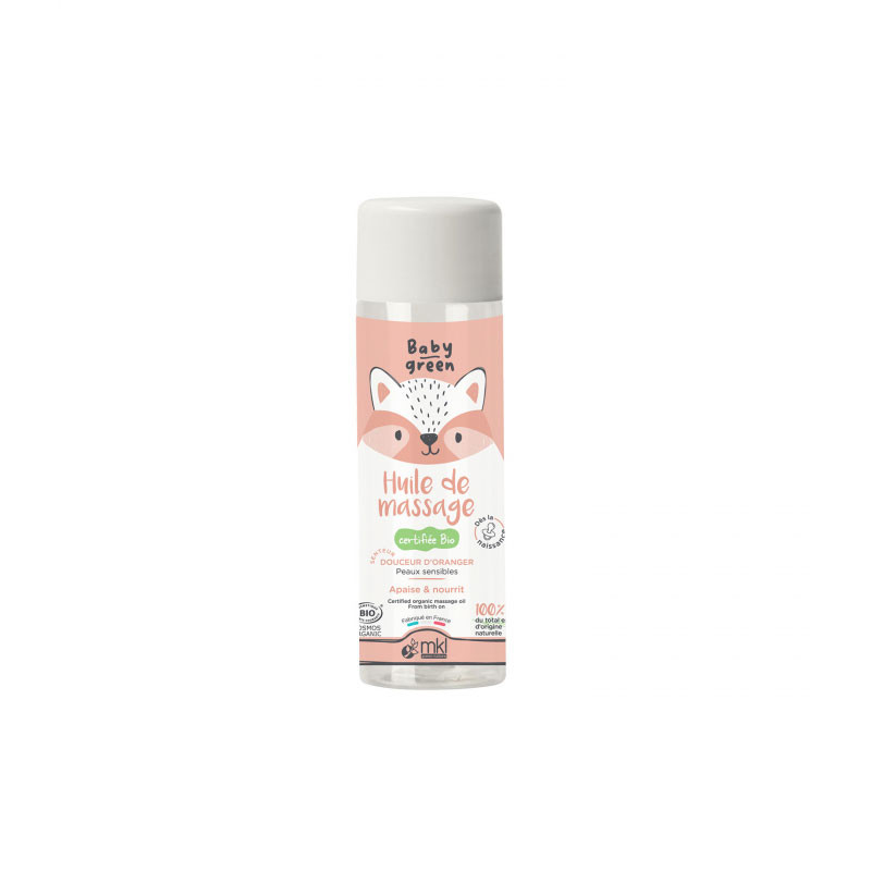 BABY GREEN HUILE DE MASSAGE BIO 100ML MKL GREEN NATURE BABY GREEN HUILE DE MASSAGE BIO 100ML MKL GREEN NATURE