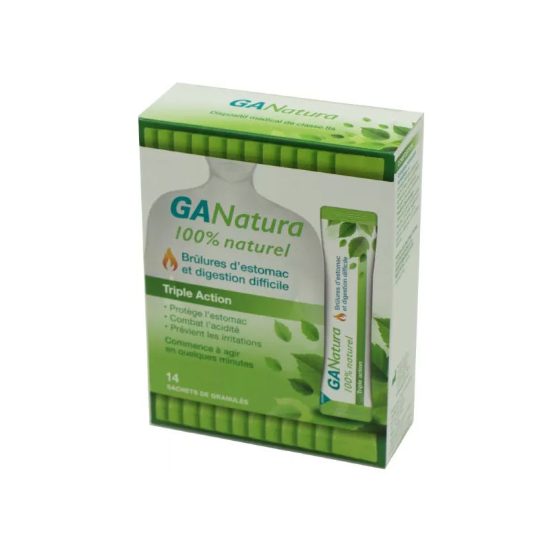 GA NATURA BRÛLURES D'ESTOMAC DIGESTION DIFFICILE 14 SACHETS DE GRANULÉS GA NATURA BRÛLURES D'ESTOMAC DIGESTION DIFFICILE 14 SACHETS DE GRANULÉS