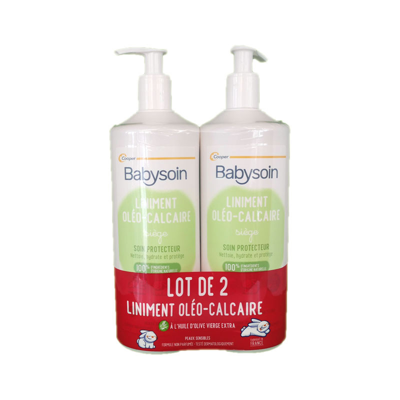 BABYSOIN LINIMENT OLEO CALCAIRE LOT DE 2 X 750ML COOPER BABYSOIN LINIMENT OLEO CALCAIRE LOT DE 2 X 750ML COOPER