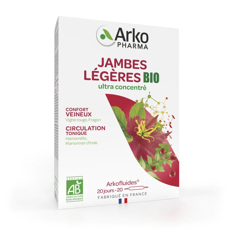 ARKOFLUIDES BIO JAMBES LEGERES 20 JOURS ARKOPHARMA