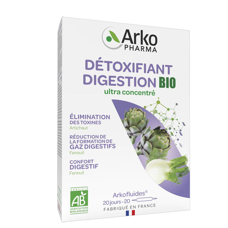 ARKOFLUIDES BIO DETOXIFIANT DIGESTION 20 JOURS ARKOPHARMA