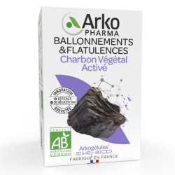 ARKOGELULES CHARBON VEGÉTAL ACTIVÉ BIO 80 GELULES ARKOPHARMA