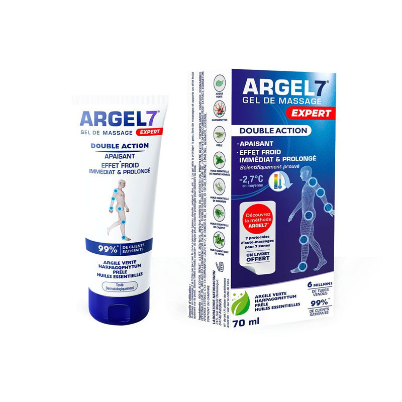 ARGEL 7 GEL DE MASSAGE EXPERT 70ML NATURAVIGNON