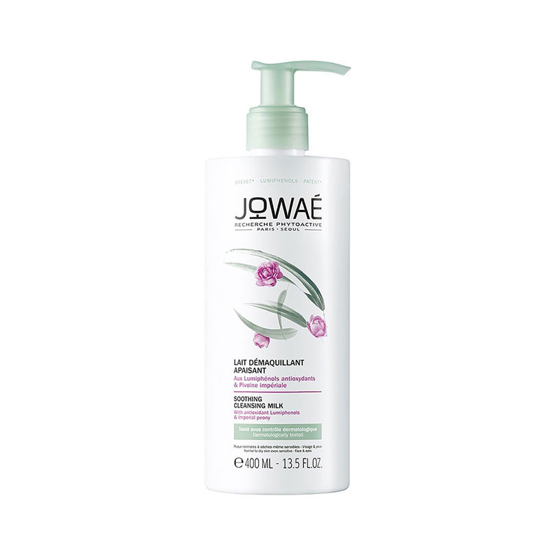 LAIT DEMAQUILLANT APAISANT 400ML JOWAE LAIT DEMAQUILLANT APAISANT 400ML JOWAE