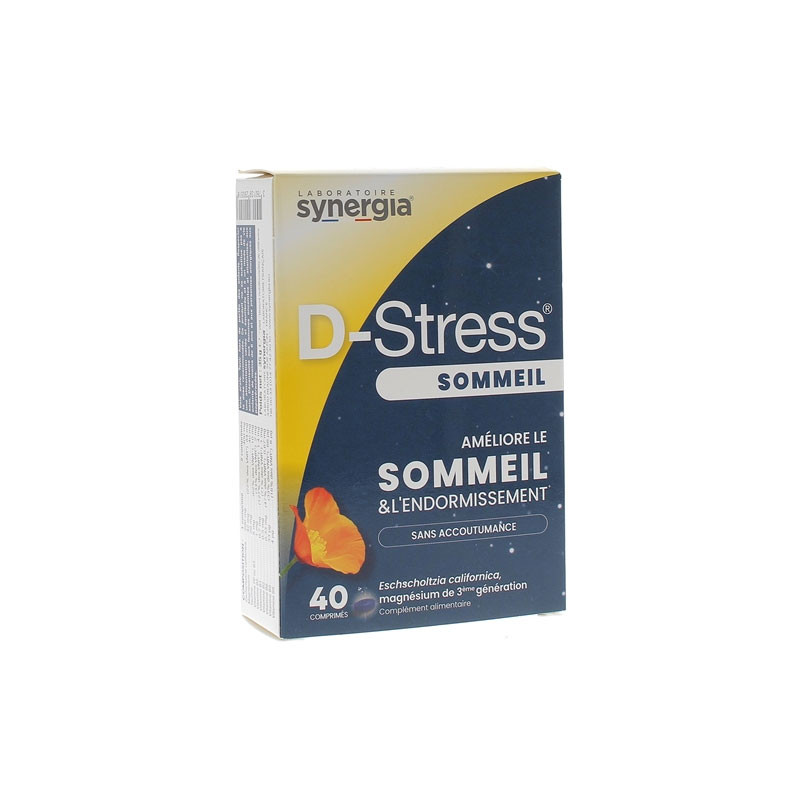 D-STRESS SOMMEIL 40 comprimés SYNERGIA