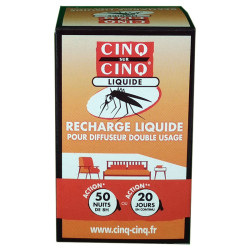 CINQ SUR CINQ RECHARGE LIQUIDE ANTI MOUSTIQUES 50 NUITS
