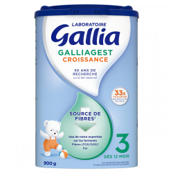 GALLIAGEST 3 LAIT CROISSANCE DE 1 AN à 3 ANS 800g  GALLIA