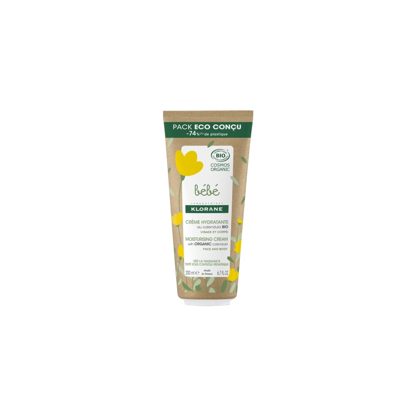 CREME HYDRATANTE BIO 200ML KLORANE BEBE CREME HYDRATANTE BIO 200ML KLORANE BEBE
