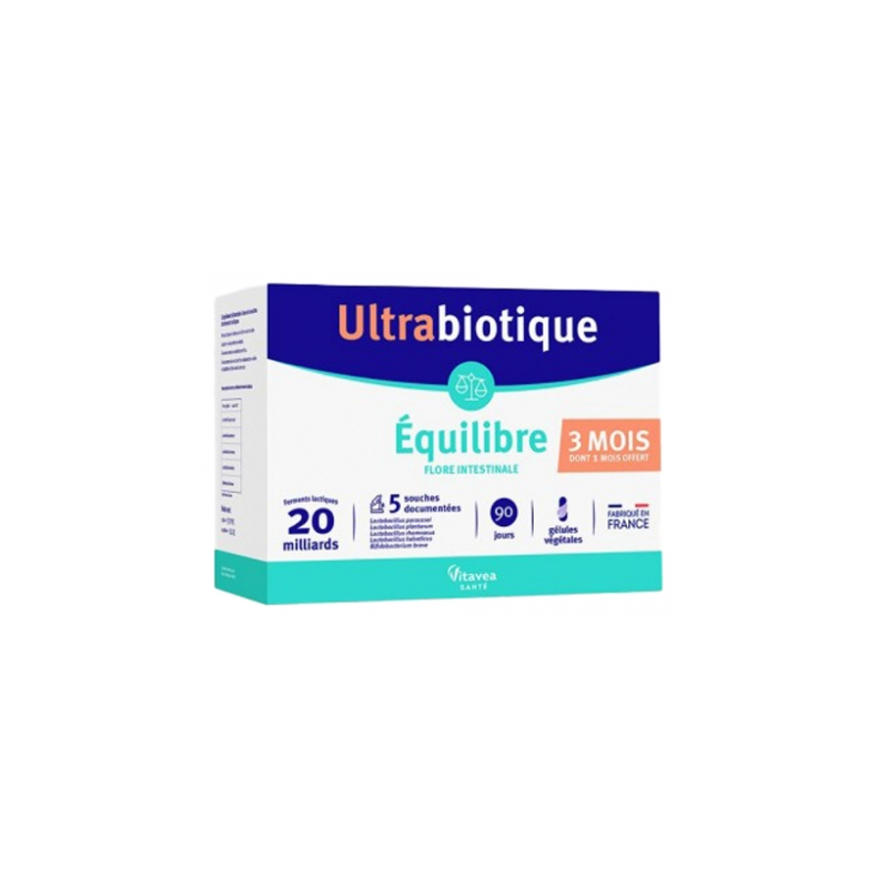 ULTRABIOTIQUE EQUILIBRE 90 GELULES VITAVEA