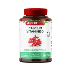 CALCIUM VITAMINE D 150 GELULES SUPERDIET