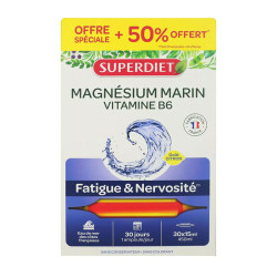 MAGNESIUM MARIN VITAMINE B6 30 AMPOULES SUPERDIET