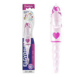 UNICORN BROSSE A DENTS 2-6 ANS SOUPLE ROSE ELGYDIUM