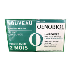 OENOBIOL HAIR EXPERT FORTIFIANT ANTI-ÂGE CHEVEUX LOT DE 2 X 30 CAPSULES