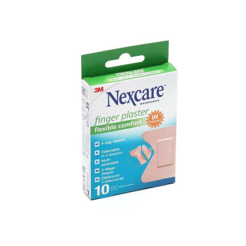 PANSEMENTS FINGERS-DOIGTS FLEXIBLE COMFORT X10 NEXCARE