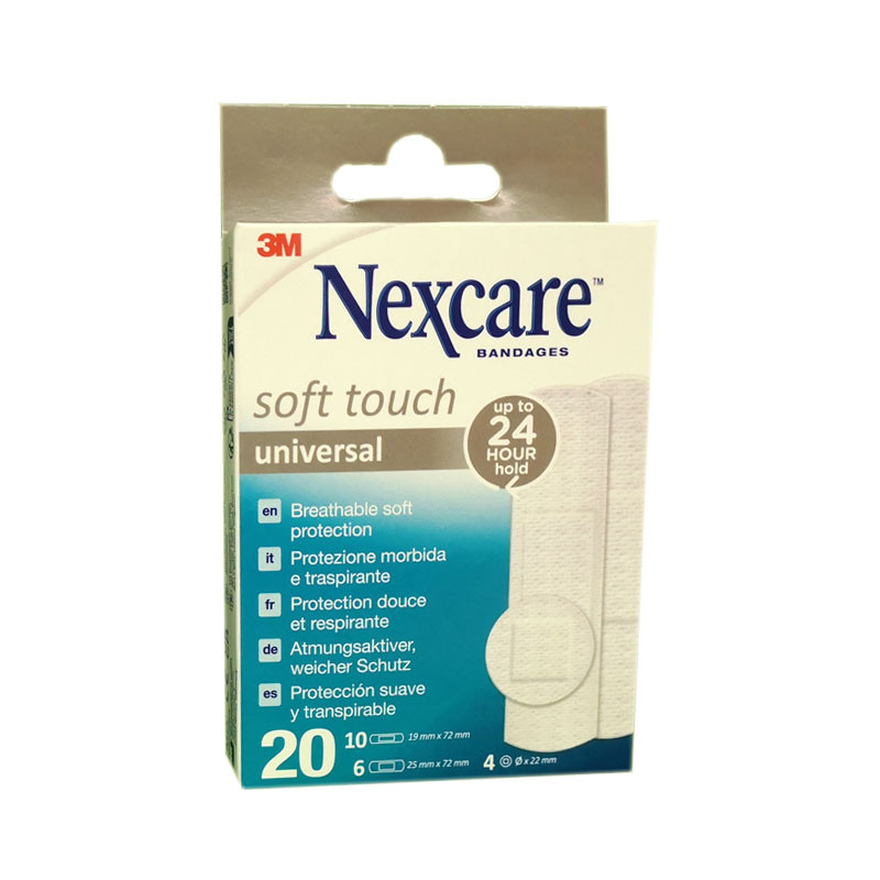 NEXCARE PANSEMENTS UNIVERSAL SOFT-DOUX X20 3M NEXCARE PANSEMENTS UNIVERSAL SOFT-DOUX X20 3M