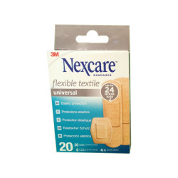 NEXCARE PANSEMENTS UNIVERSAL FLEXIBLE TEXTILE X20 3M