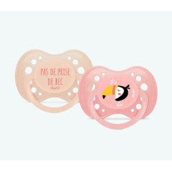 SUCETTE ANATOMIQUE +18 MOIS PAS DE PRISE DE BEC SILICONE LOT DE 2 DODIE