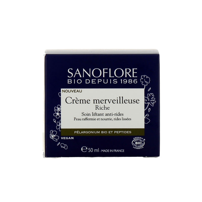 CREME MERVEILLEUSE RICHE BIO 50ML SANOFLORE