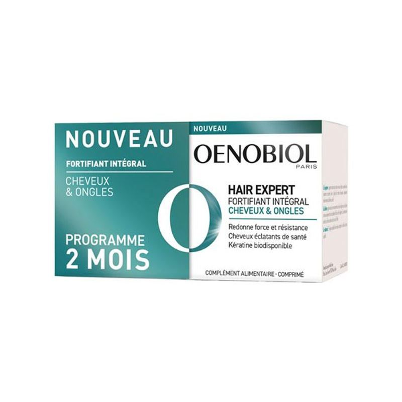 Oenobiol Hair Expert Fortifiant Integral Cheveux Ongles Lot De 2 X 60