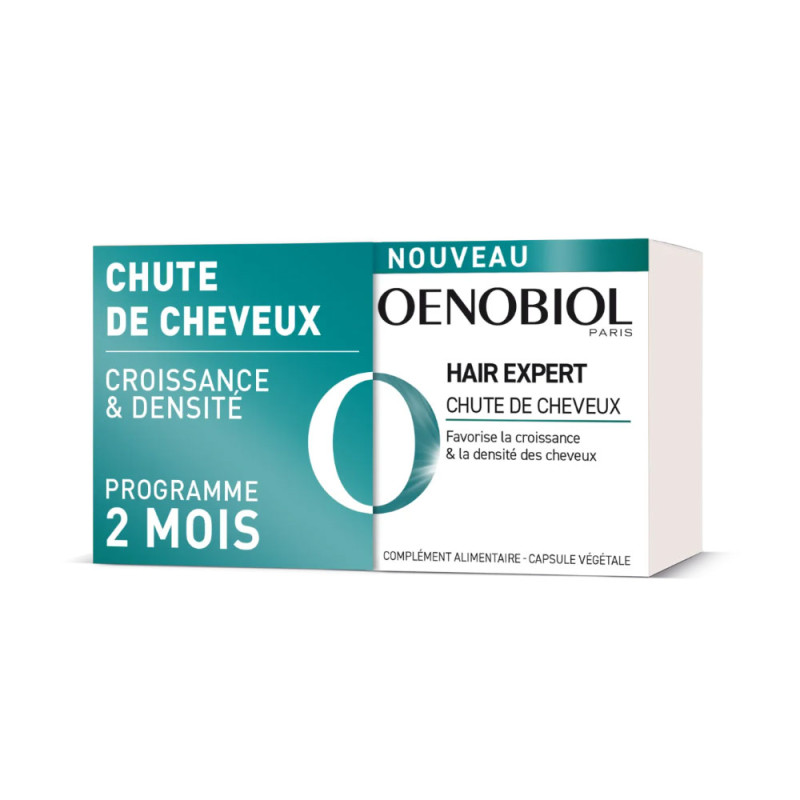 OENOBIOL HAIR EXPERT CHUTE DE CHEVEUX LOT DE 2 X 60 CAPSULES