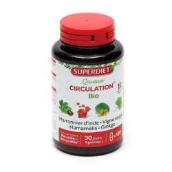 QUATUOR CIRCULATION BIO 120 GELULES SUPERDIET