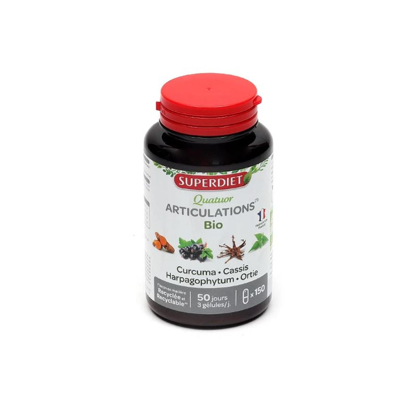 QUATUOR ARTICULATIONS BIO 150 GELULES SUPER DIET QUATUOR ARTICULATIONS BIO 150 GELULES SUPER DIET