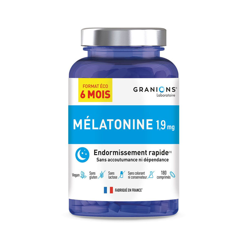 MELATONINE 1,9 mg 180 COMPRIMES GRANIONS
