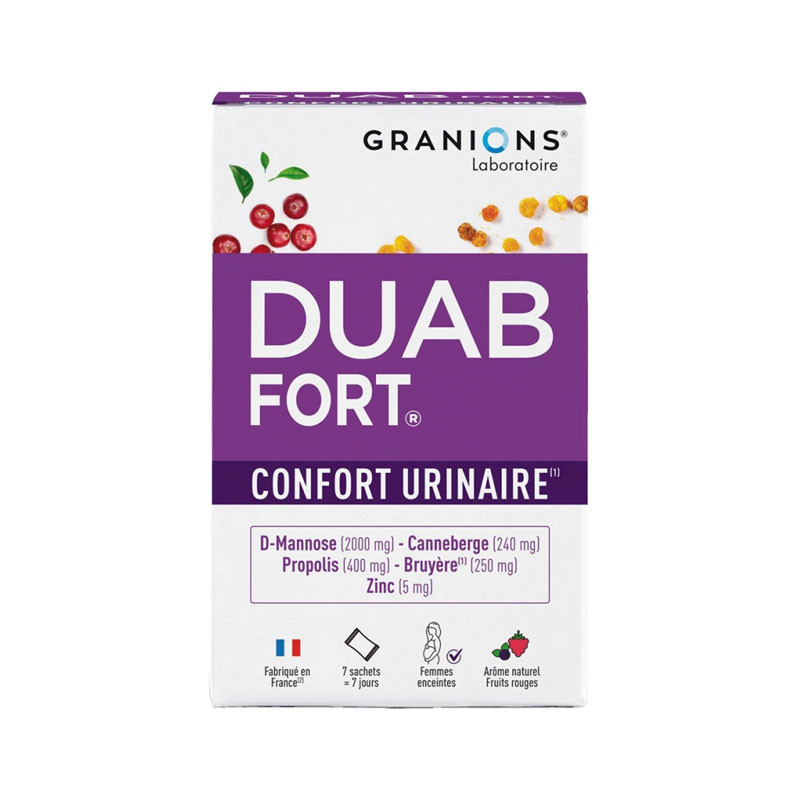 DUAB FORT CONFORT URINAIRE 7 SACHETS GRANIONS