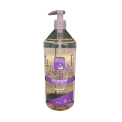 GEL DOUCHE LAVANDE 1 LITRE SIMPLY BIO