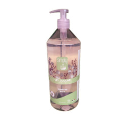 GEL DOUCHE TONIQUE 1 LITRE SIMPLY BIO