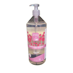 SHAMPOOING DOUCHE ROSE 1 LITRE SIMPLY BIO