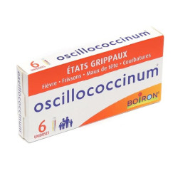 OSCILLOCOCCINUM ETATS GRIPPAUX 6 DOSES BOIRON